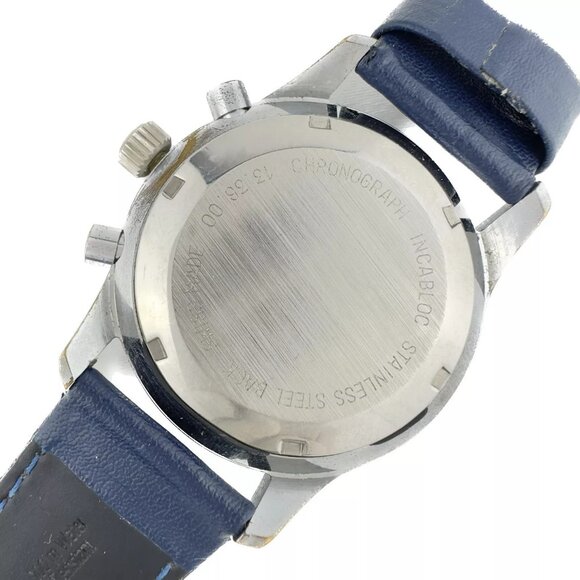 Vintage Wakmann Big Boy 13.36.00 Men Chronograph Watch Valjoux 234 Rare Serviced - Picture 7 of 10